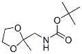 Carbamic acid, [(2-methyl-1,3-dioxolan-2-yl)methyl]-, 1,1-dimethylethyl ester CAS#: 295323-54-5
