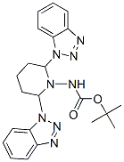 Carbamic acid, [2,6-bis(1H-benzotriazol-1-yl)-1-piperidinyl]-, 1,1-dimethylethyl ester (9CI) CAS#: 300679-17-8
