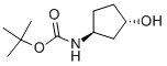 Carbamic acid, (3-hydroxycyclopentyl)-, 1,1-dimethylethyl ester, (1S-trans)- CAS#: 154737-89-0
