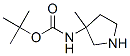 Carbamic acid, (3-methyl-3-pyrrolidinyl)-, 1,1-dimethylethyl ester, (-)- (9CI) CAS#: 167888-17-7