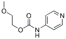 Carbamic acid, 4-pyridinyl-, 2-methoxyethyl ester (9CI) CAS#: 117652-48-9