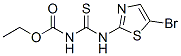 Carbamic  acid,  [[(5-bromo-2-thiazolyl)amino]thioxomethyl]-,  ethyl  ester  (9CI) CAS#: 39136-47-5