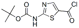 Carbamic  acid,  [5-(chlorocarbonyl)-2-thiazolyl]-,  1,1-dimethylethyl  ester  (9CI) CAS#: 302964-20-1