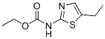 Carbamic  acid,  (5-ethyl-2-thiazolyl)-,  ethyl  ester  (9CI) CAS#: 39122-68-4