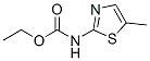 Carbamic  acid,  (5-methyl-2-thiazolyl)-,  ethyl  ester  (9CI) CAS#: 39122-64-0
