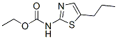 Carbamic  acid,  (5-propyl-2-thiazolyl)-,  ethyl  ester  (9CI) CAS#: 39122-75-3