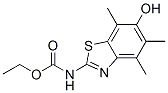 Carbamic acid, (6-hydroxy-4,5,7-trimethyl-2-benzothiazolyl)-, ethyl ester (9CI) CAS#: 120164-71-8