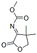 Carbamic acid, (dihydro-4,4-dimethyl-2-oxo-3(2H)-furanylidene)-, methyl ester (9CI) CAS#: 153575-93-0
