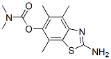 Carbamic acid, dimethyl-, 2-amino-4,5,7-trimethyl-6-benzothiazolyl ester (9CI) CAS#: 120164-22-9