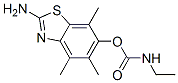 Carbamic  acid,  ethyl-,  2-amino-4,5,7-trimethyl-6-benzothiazolyl  ester  (9CI) CAS#: 120164-21-8