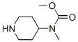 Carbamic  acid,  methyl-4-piperidinyl-,  methyl  ester  (9CI) CAS#: 139062-90-1