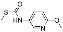 Carbamothioic acid, (6-methoxy-3-pyridinyl)-, S-methyl ester (9CI) CAS#: 120098-35-3