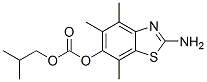 Carbonic acid, 2-amino-4,5,7-trimethyl-6-benzothiazolyl 2-methylpropyl ester CAS#: 120164-23-0