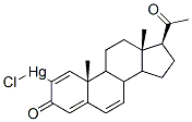 Chloro(3,20-dioxopregna-1,4,6-trien-2-yl)mercury(II) CAS#: 36794-32-8