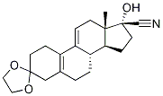 Cyclic-3-(1,2-ethanediylacetal)-17beta-cyano-17alpha-hydroxy-estra-5(10),9(11)-dien-3-one CAS#: 33300-19-5