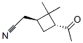 Cyclobutaneacetonitrile, 3-acetyl-2,2-dimethyl-, (1S-trans)- (9CI) CAS#: 131488-86-3