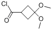 Cyclobutanecarbonyl chloride, 3,3-dimethoxy- (9CI) CAS#: 130233-76-0