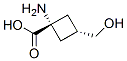 Cyclobutanecarboxylic acid, 1-amino-3-(hydroxymethyl)-, trans- (9CI) CAS#: 116823-32-6