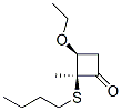 Cyclobutanone, 2-(butylthio)-3-ethoxy-2-methyl-, trans- (9CI) CAS#: 153359-35-4
