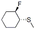 Cyclohexane, 1-fluoro-2-(methylthio)-, trans- (9CI) CAS#: 122895-30-1
