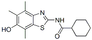Cyclohexanecarboxamide, N-(6-hydroxy-4,5,7-trimethyl-2-benzothiazolyl)- CAS#: 120164-64-9