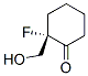 Cyclohexanone, 2-fluoro-2-(hydroxymethyl)-, (S)- (9CI) CAS#: 144462-31-7