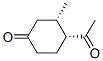 Cyclohexanone, 4-acetyl-3-methyl-, cis- (9CI) CAS#: 143392-14-7
