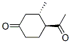 Cyclohexanone, 4-acetyl-3-methyl-, trans- (9CI) CAS#: 143392-15-8