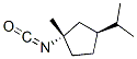 Cyclopentane, 1-isocyanato-1-methyl-3-(1-methylethyl)-, cis-(+)- (9CI) CAS#: 141185-77-5