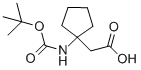Cyclopentaneacetic acid, 1-[[(1,1-dimethylethoxy)carbonyl]amino]- (9CI) CAS#: 282525-00-2