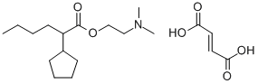 Cyclopentaneacetic acid, alpha-butyl-, 2-(dimethylamino)ethyl ester, ( E)-2-butenedioate (1:1) CAS#: 129344-92-9