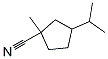 Cyclopentanecarbonitrile, 1-methyl-3-(1-methylethyl)- (9CI) CAS#: 134517-60-5