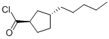 Cyclopentanecarbonyl chloride, 3-pentyl-, trans- (9CI) CAS#: 117694-64-1