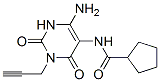 Cyclopentanecarboxamide,  N-[4-amino-1,2,3,6-tetrahydro-2,6-dioxo-1-(2-propynyl)-5-pyrimidinyl]-  (9CI) CAS#: 152529-71-0