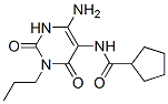 Cyclopentanecarboxamide, N-(4-amino-1,2,3,6-tetrahydro-2,6-dioxo-1-propyl-5-pyrimidinyl)- CAS#: 152529-70-9