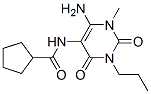 Cyclopentanecarboxamide, N-(6-amino-1,2,3,4-tetrahydro-1-methyl-2,4-dioxo-3-propyl-5-pyrimidinyl)- CAS#: 132940-63-7