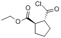 Cyclopentanecarboxylic acid, 2-(chlorocarbonyl)-, ethyl ester, trans- (9CI) CAS#: 144728-23-4