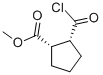 Cyclopentanecarboxylic acid, 2-(chlorocarbonyl)-, methyl ester, (1S-cis)- (9CI) CAS#: 162776-57-0