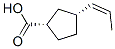 Cyclopentanecarboxylic acid, 3-(1-propenyl)-, [1alpha,3alpha(Z)]- (9CI) CAS#: 139683-38-8