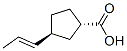 Cyclopentanecarboxylic acid, 3-(1-propenyl)-, [1alpha,3beta(E)]- (9CI) CAS#: 139683-37-7