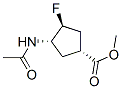 Cyclopentanecarboxylic acid, 3-(acetylamino)-4-fluoro-, methyl ester, (1alpha,3alpha,4beta)- (9CI) CAS#: 141765-39-1