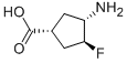 Cyclopentanecarboxylic acid, 3-amino-4-fluoro-, (1alpha,3alpha,4beta)- (9CI) CAS#: 141765-38-0