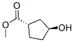 Cyclopentanecarboxylic acid, 3-hydroxy-, methyl ester, (1S-trans)- (9CI) CAS#: 174292-58-1