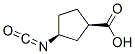Cyclopentanecarboxylic acid, 3-isocyanato-, (1R-cis)- (9CI) CAS#: 140210-16-8