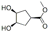Cyclopentanecarboxylic acid, 3,4-dihydroxy-, methyl ester, (1alpha,3beta,4beta)- (9CI) CAS#: 123411-96-1
