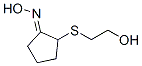 Cyclopentanone, 2-[(2-hydroxyethyl)thio]-, oxime (9CI) CAS#: 126065-44-9