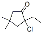Cyclopentanone,  2-chloro-2-ethyl-4,4-dimethyl- CAS#: 344259-73-0