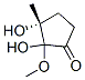 Cyclopentanone, 2,3-dihydroxy-2-methoxy-3-methyl-, (3R)- (9CI) CAS#: 303183-82-6