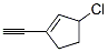 Cyclopentene, 3-chloro-1-ethynyl- (9CI) CAS#: 38693-55-9