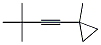 Cyclopropane, 1-(3,3-dimethyl-1-butynyl)-1-methyl- (9CI) CAS#: 124745-77-3